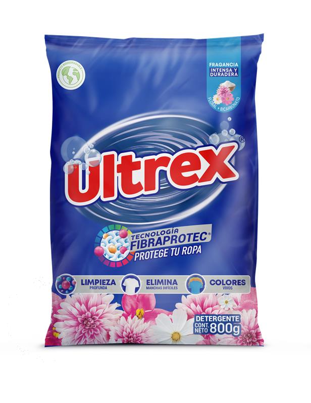  DETERGENTE POLVO 800 GR ULTREX 