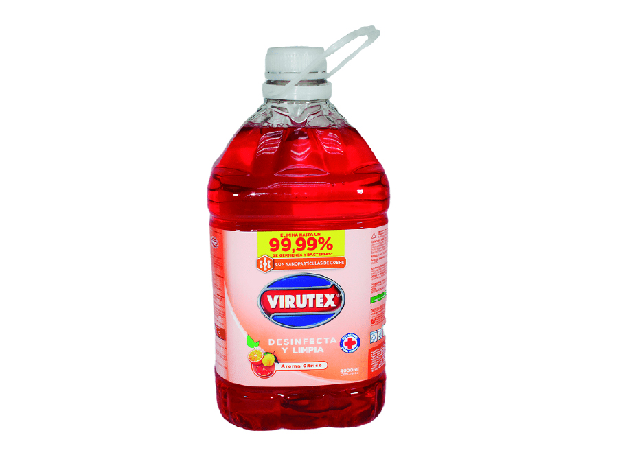  LIMPIADOR PISO 4 LT. DESINF. CITRICO VIRUTEX 