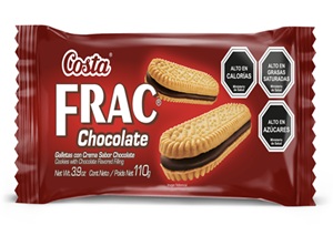  GALLETA COSTA FRAC CHOCOLATE 110 GR. 