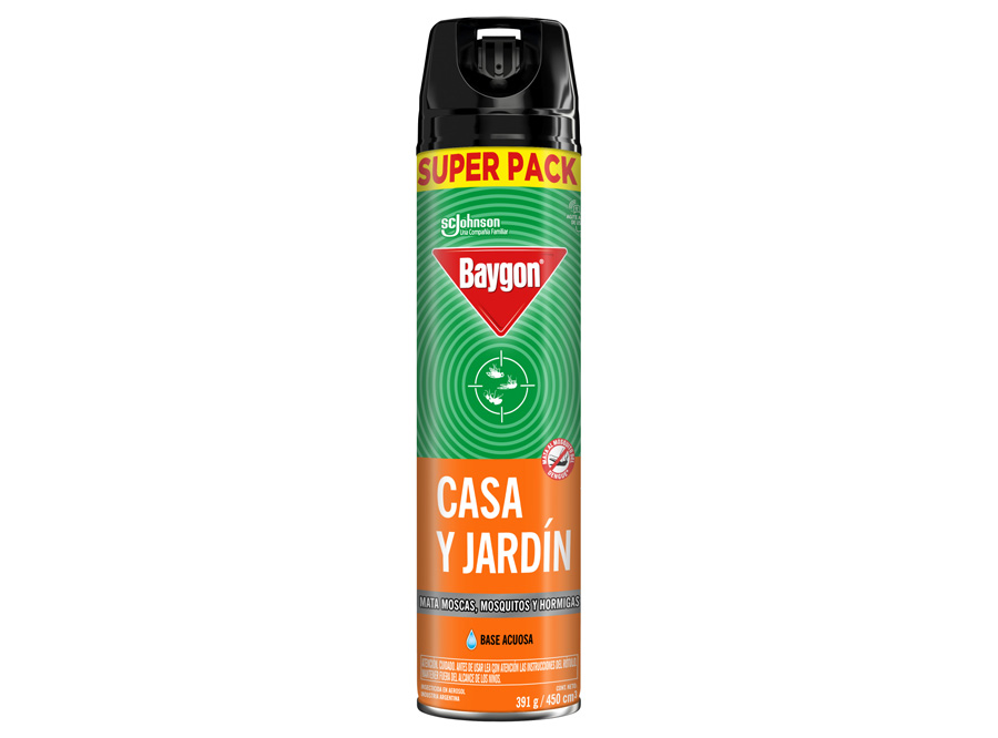  INSECTICIDA A/SOL 450 CC BAYGON CASA Y JARDIN 
