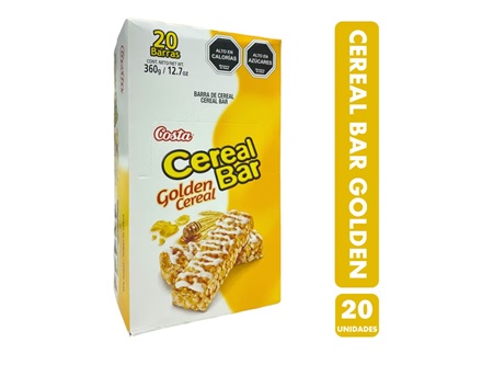  CEREAL BARRA COSTA GOLDEN X 20 UND 