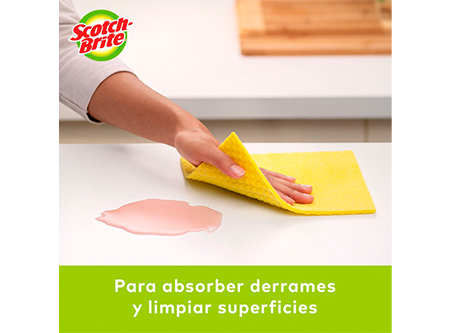 PA�O ABSORB.X 6 3M S/BRITE 38 X 38 AMARILLO 