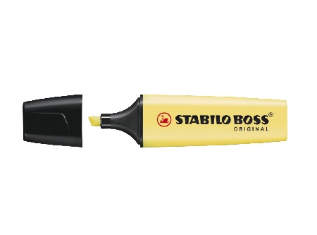  DESTACADOR PASTEL AMARILLO STABILO BOSS 