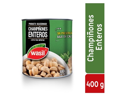  CHAMPINONES 400 GR ENTEROS WASIL 