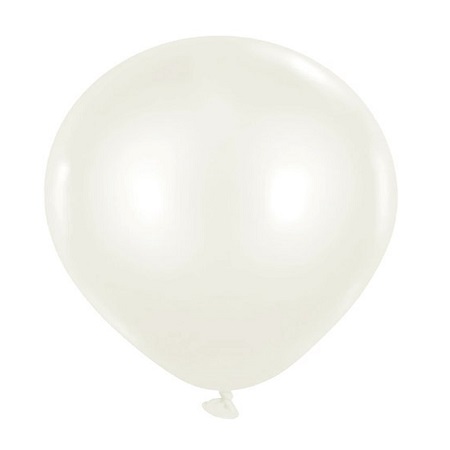  GLOBOS N. 9 LISO X 25 UN BLANCO GLOBOMANIA 