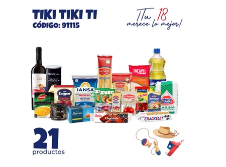  CANASTA 18 SEPTIEMBRE TIKI TIKI TI 