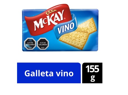  GALLETA MCKAY VINO 155 GR. 