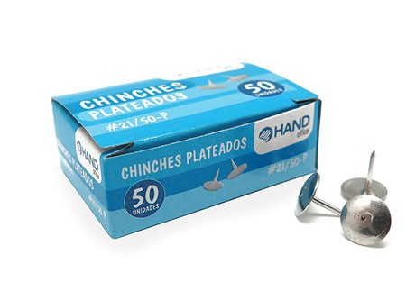  CHINCHES PLATEADOS X 50 UDS 