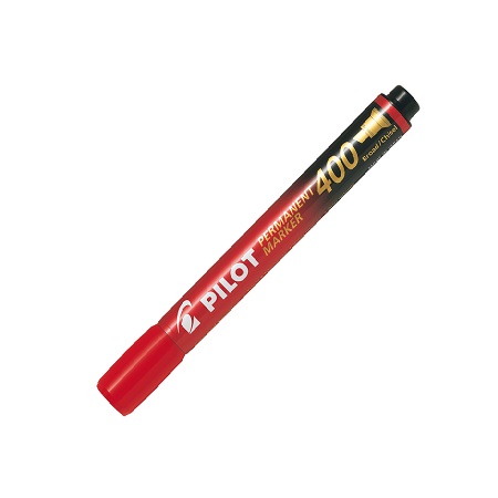  MARCADOR PERMAN. PILOT SCA400 ROJO P/BISELADA 