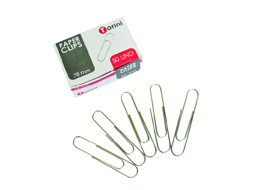  CLIPS METALICO 78MM 50UND TORINI 
