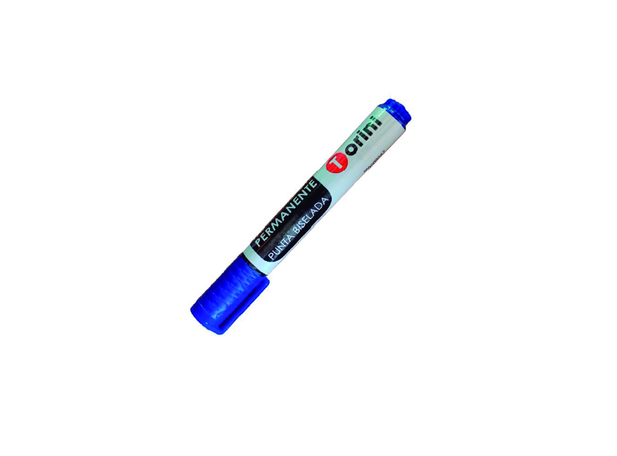  MARCADOR PERMAN. PTA. BISELADA AZUL TORINI 