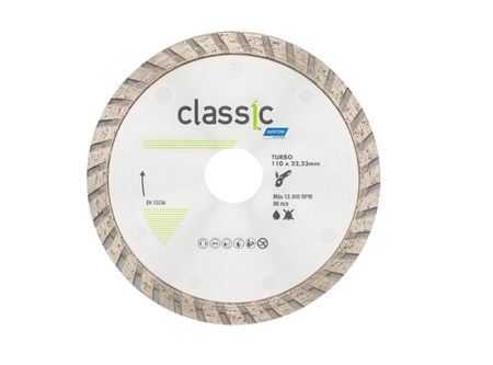  DISCO CLASSIC TURBO 110X22.23MM X10 UND 