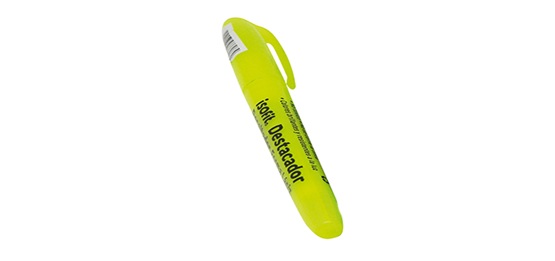  DESTACADOR BOLSILLO PTA. BIS AMARILLO FUOR ISOFIT 