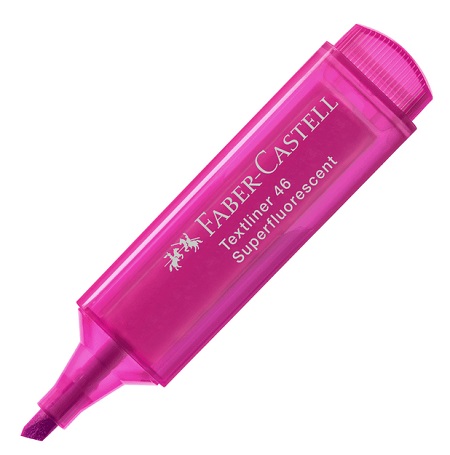  DESTACADOR ROSADO TEXTLINER 46 SF FABER CASTELL 