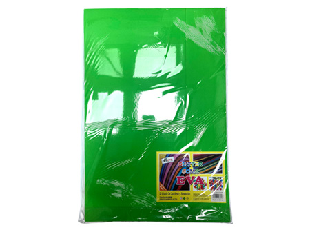  GOMA EVA 40X60 X 10 PLIEGOS VERDE CLARO OFFIONE 