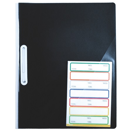  CARPETA VINIL CARTA FAST NEGRO ADETEC 