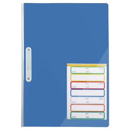  CARPETA VINIL OFICIO FAST AZUL ADETEC 