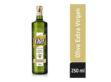  ACEITE OLIVA EXTRA VIRGEN  250 CC CHEF 