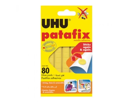  MASILLA ADHES. UHU PATAFIX 80UN 