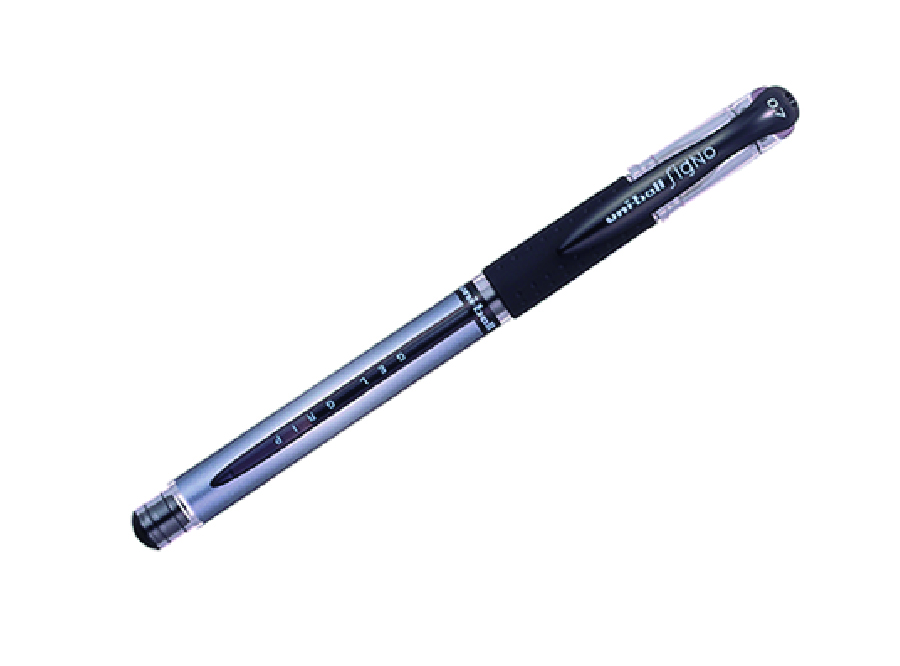 BOLIGRAFO GEL 0.7 NEGRO GRIP UM-151 UNIBALL 