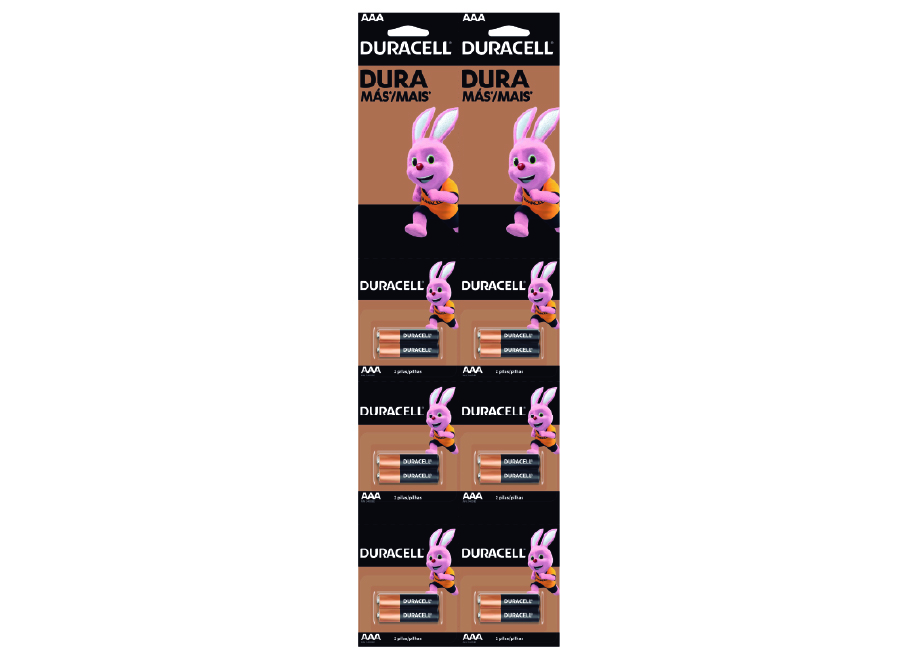  PILA ALCALINA AAA X 12 UN TIRA DURACELL 