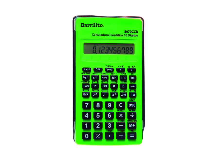  CALCULADORA CIENTIFICA COMP 10DIG 8070CC BARRILITO 