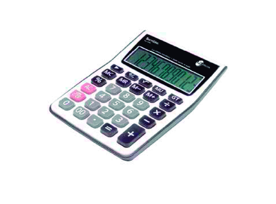  CALCULADORA BASICA ESCR/S 12DIG DT394 BARRILITO 