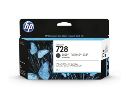  CARTRIDGE HP (728) BLACK MATE 300 ML T730/T830 